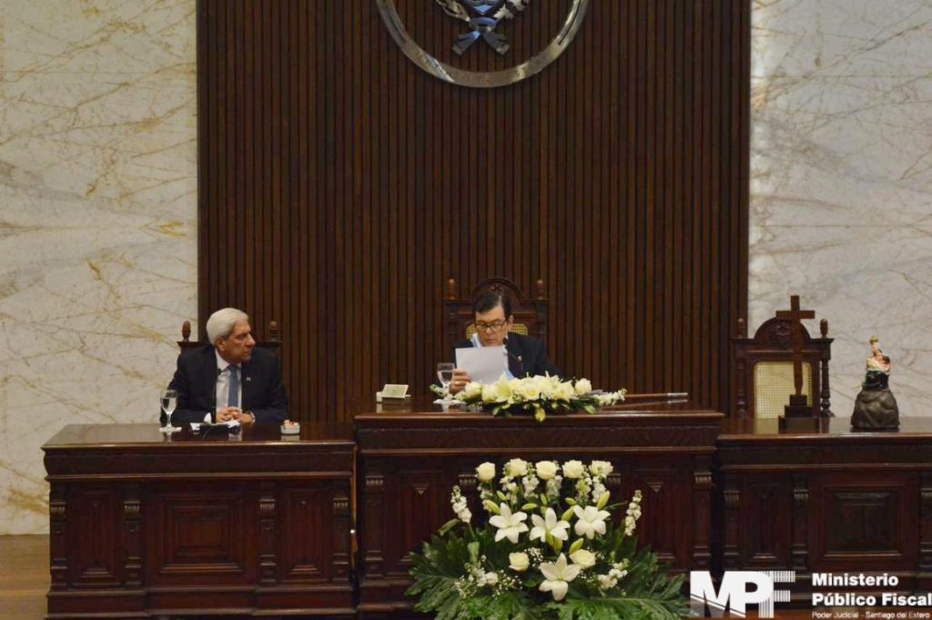 El Fiscal General Luis Alberto de la Rúa asistió al mensaje anual del gobernador Gerardo Zamora