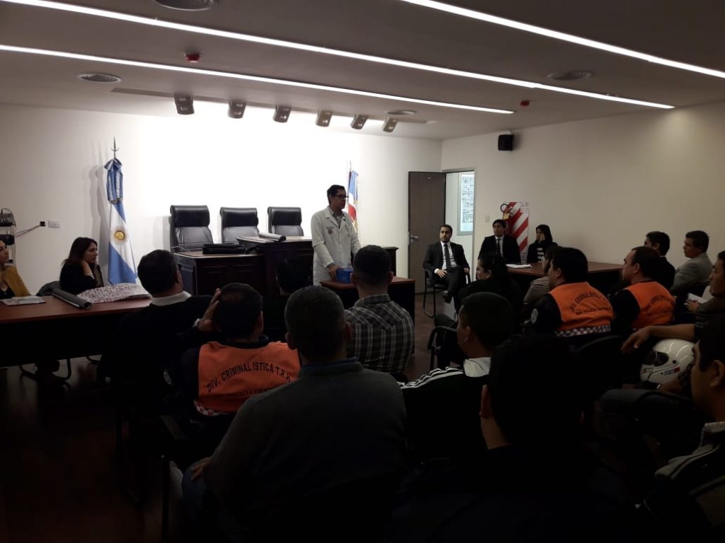 El MPF brindó una charla sobre levantamiento de evidencias en allanamientos de narcotráfico