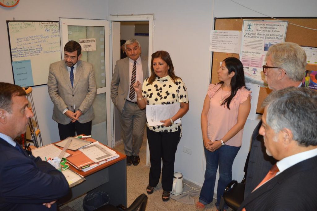 El Fiscal General de la provincia visitó la sede del Poder Judicial de Añatuya