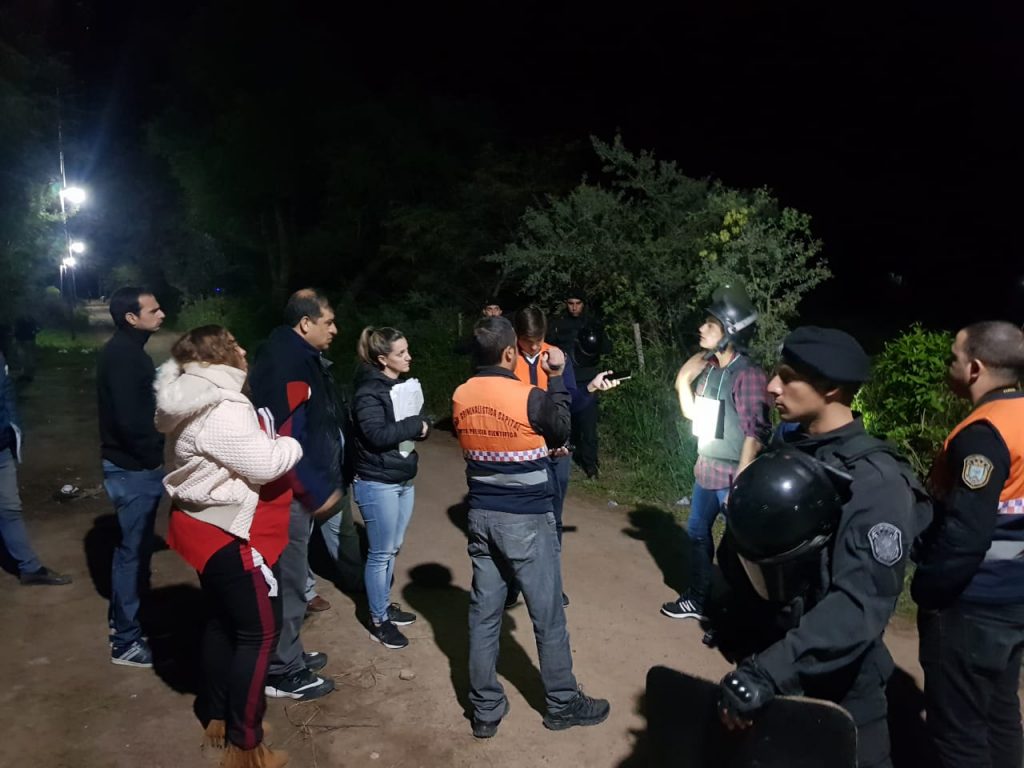 Fiscales participaron en la reconstrucción del homicidio en Maco