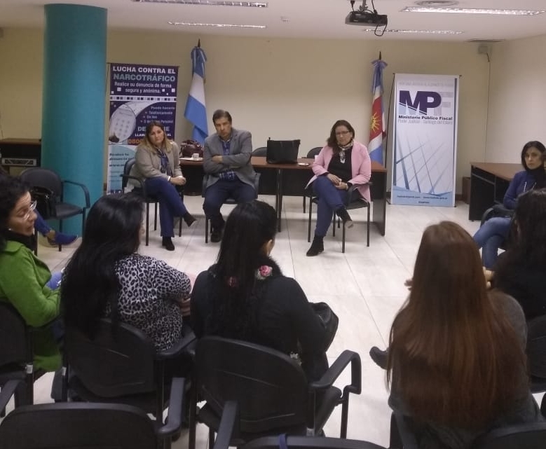 Integrantes de las Unidades Fiscales de Género y Abuso se reunieron con representates de la SUBNAF y DINAF