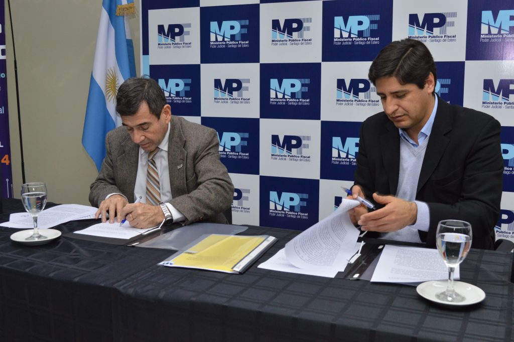 El MPF firmó un convenio de colaboración con la Municipalidad de Sumampa en materia de delitos contra el narcotráfico