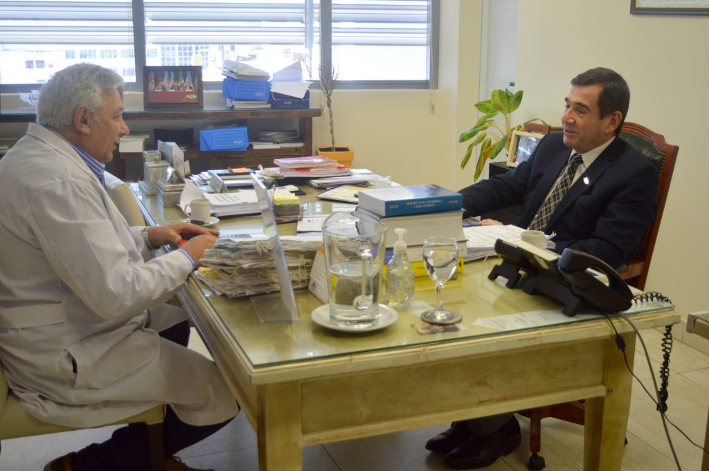 Reunión entre el Fiscal General y el Sub Secretario de Salud