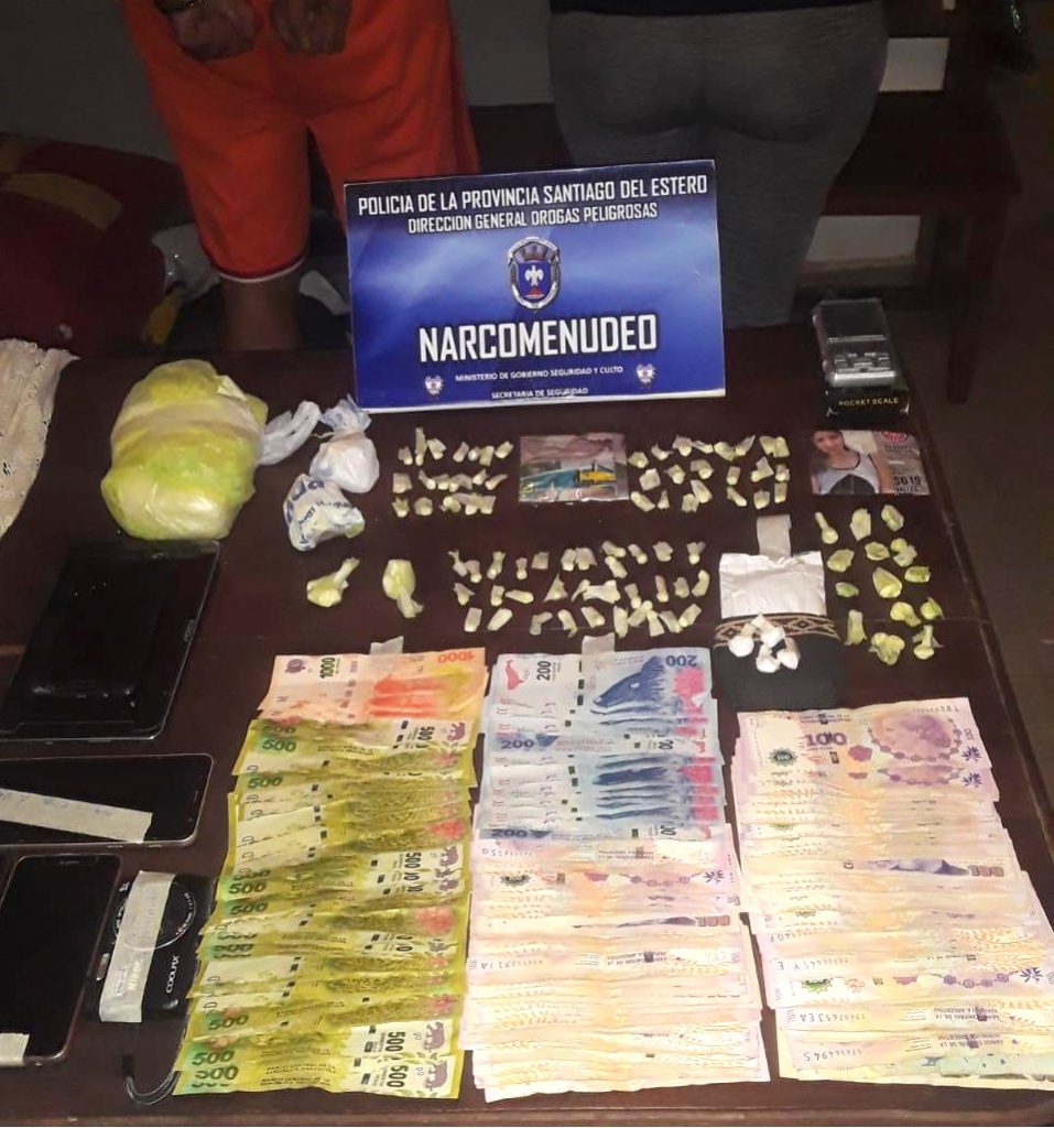 Detuvieron a una mujer con una importante cantidad de drogas