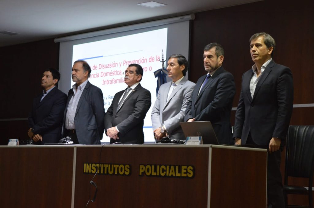 El Fiscal General de la provincia participó de la presentación de un sistema de rastreo electrónico para la prevención de la violencia de género e intrafamiliar