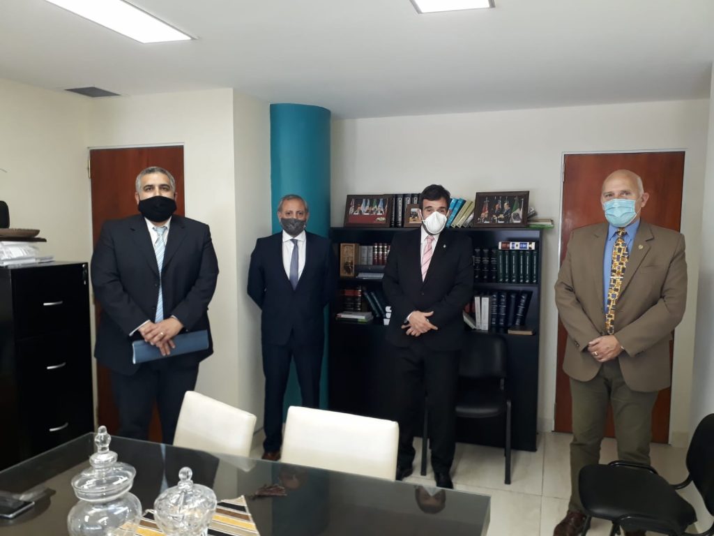 Reunión del Fiscal General de la Provincia con representantes de la Comisión de Abogados Litigantes