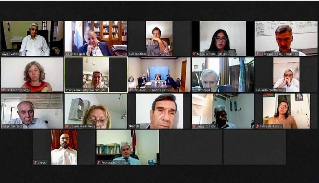 El fiscal General de la provincia participó de una reunión con autoridades judiciales nacionales para consensuar políticas que aborden los delitos de VG